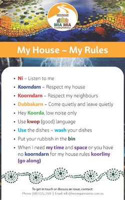 PDF of Noongar Mia Mia’s My House - My Rules