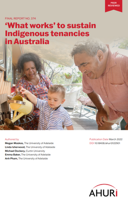 Link to ‘What works’ to sustain Indigenous tenancies in Australia‘ Shelter WA page