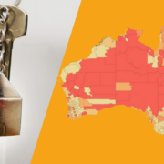 Red Map Graphic