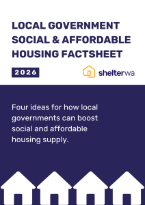 Shelter WA Local Government Factsheet Cover 2026